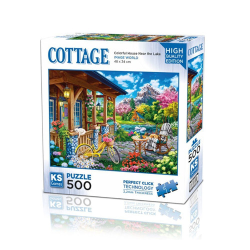 Kız Erkek Çocuk Oyuncak 20046 Mountain Village 500 Parça Puzzle -KS Kız Erkek Çocuk Eğitici Eğitici Oyun