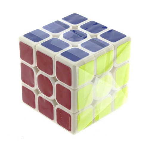Kız Erkek Çocuk Oyuncak Beyaz Zemin Üzeri Renkli Zeka Küpü 3X3X3-5,5cm Kız Erkek Çocuk Eğitici Eğitici