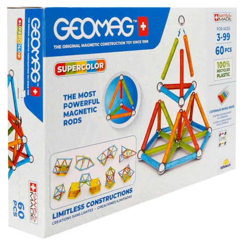 Kız Erkek Çocuk Oyuncak Geomag Glow Manyetik Zeka Oyunu 42 Parça S02000329 Kız Erkek Çocuk Eğitici Eğiti