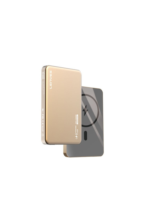 Pw019D Pd 20W Ultra İnce Magsafe Wireless Powerbank 15W 5000Mah Gold