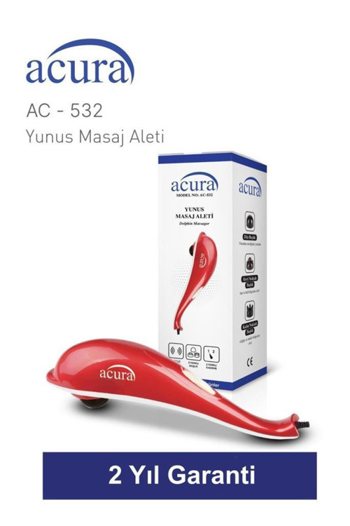 AC-532 3 Başlıklı Profesyonel Yunus Masaj Aleti