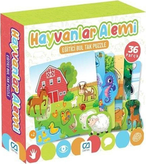 Hayvanlar Alemi Bul Tak Puzzle 5146