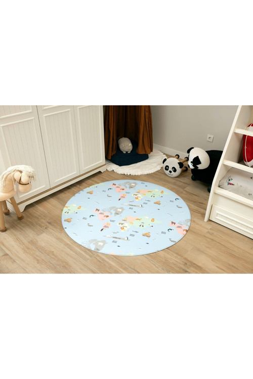 World Map Premium Oyun Matı / Halısı 135cm*12mm Mat029