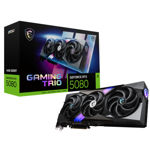 GeForce RTX 5080 16G GAMING TRIO OC 16GB GDRR7 256bit DX12 DLSS4 Gaming (Oyuncu) Ekran Kartı