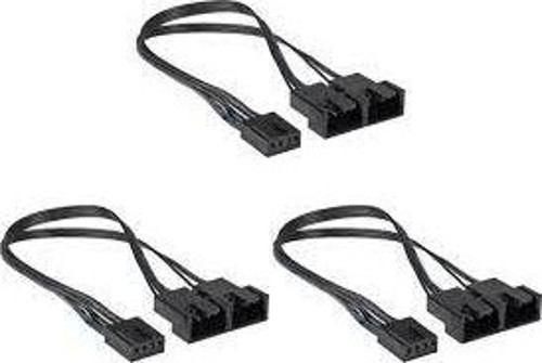CORSAIR CX-9070003-WW Hydro X Series Two-Way PWM Fan Splitter Cables (Three Pack)
