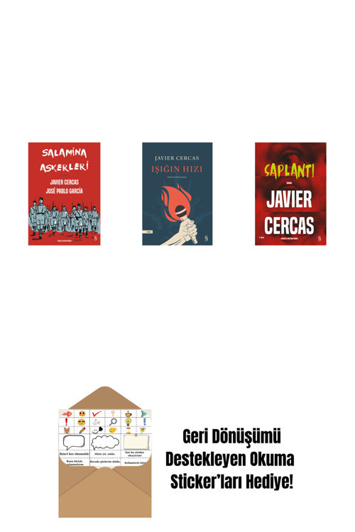 Everest Yayınları Salamina Askerleri (Çizgi Roman) + Işığın Hızı + Saplantı + Okuma Sticker'Ları
