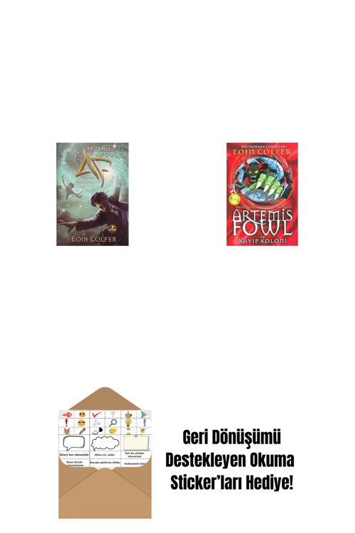 Alfa Yayıncılık Artemis Fowl 6 - Zaman Paradoksu + Artemis Fowl 5 - Kayıp Koloni + Okuma Sticker'Ları