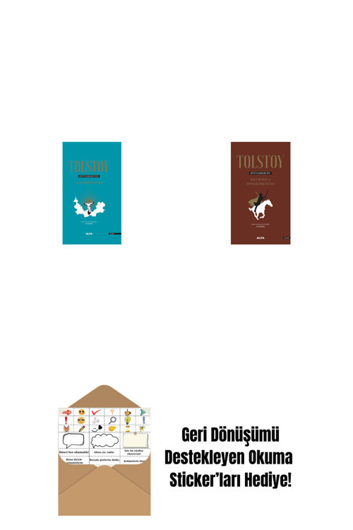 Alfa Yayıncılık Tolstoy Bütün Eserleri 18 (Ciltli) + Tolstoy Bütün Eserleri 14 (Ciltli) + Okuma Sticker'Ları