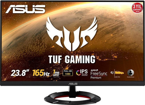 23.8" IPS TUF GAMING VG249Q1R 1MS 165Hz HDMI-DP Gaming Monitör (1920 X 1080)