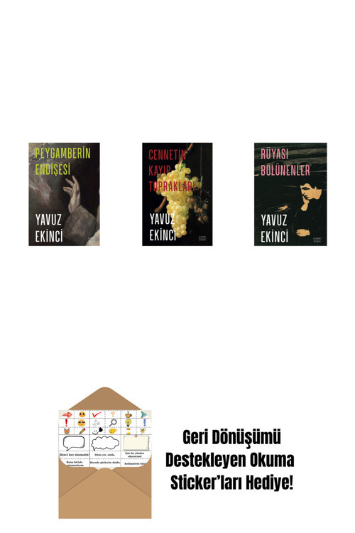 Everest Yayınları Peygamberin Endişesi + Cennetin Kayıp Toprakları + Rüyası Bölünenler + Okuma Sticker'Ları