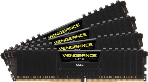 CORSAIR CMK32GX4M4D3600C16 32GB (4x8GB) DDR4 3600MHz CL16 VENGEANCE BLACK LPX SOGUTUCULU DIMM BELLEK