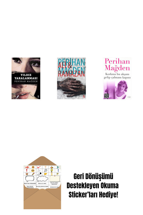 Everest Yayınları Yıldız Yaralanması + Ali And Ramazan + Korkma Bu Akşam Gelip Çalmam Kapını + Okuma Sticker'Ları