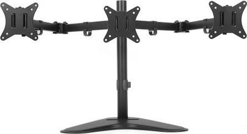 DK-AC-VM31 17"-27" 3-kollu Destekli Masa Monte Monitör Standı