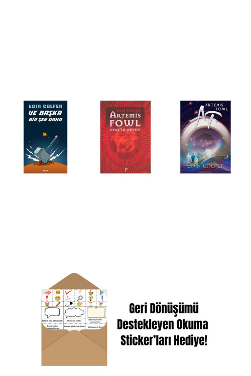 Alfa Yayıncılık Ve Başka Bir Şey Daha + Artemis Fowl 4 - Opal’İn Oyunu + Artemis Fowl 1 + Okuma Sticker'Ları
