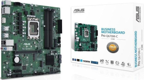PRO Q670M-C-CSM DDR5 M2 NVME HDMI-DP PCIE 16X v5.0 1700p KURUMSAL ANAKART