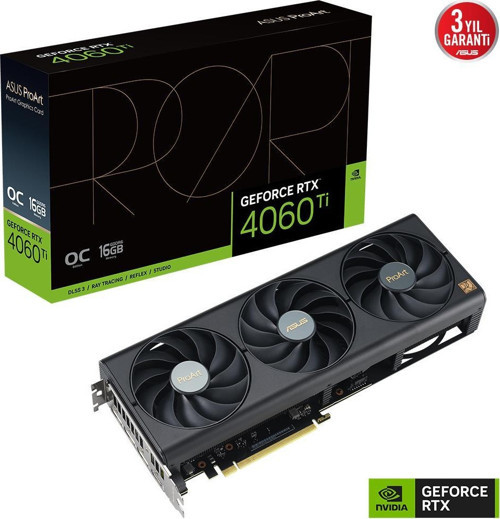 RTX4060TI 16GB PROART RTX4060TI-O16G GDDR6 128bit HDMI DP PCIe 16X v4.0