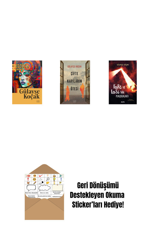 Alfa Yayıncılık Yaratıcı Yazmanın Hazzı + Çifte Kapıların Ötesi + Fare Ve Lasi'Nin Maceraları + Okuma Sticker'Ları