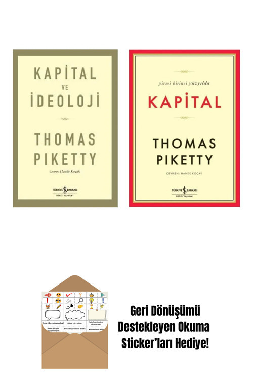 İş Bankası Kültür Yayınları Yirmi Birinci Yüzyılda Kapital - Kapital Ve İdeoloji + Okuma Sticker'Ları