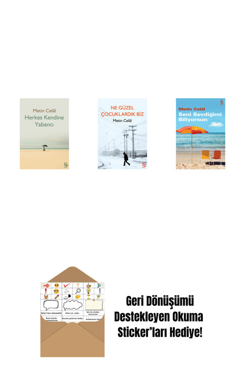 Alfa Yayıncılık Herkes Kendine Yabancı + Ne Güzel Çocuklardık Biz + Seni Sevdiğimi Biliyorsun + Okuma Sticker'Ları