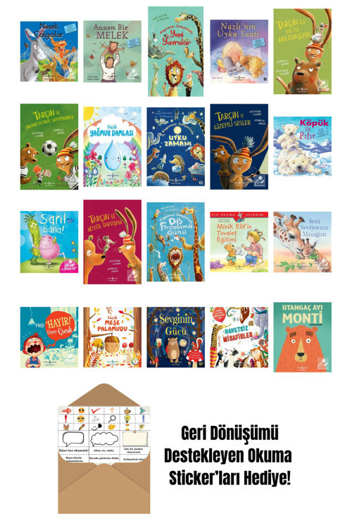 İş Bankası Kültür Yayınları En Çok Okunan Çocuk Masal Öykü Kitapları 20 Kitap Set