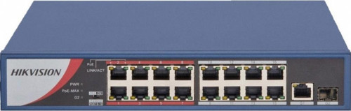 HIKVISION 16port 130w FULL PoE DS-3E0318P-E/M(B) 10/100 Yönetilemez Switch