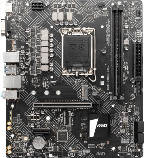 H610M BOMBER DDR4 M2 NVME HDMI PCIE 4.0 1700p mATX