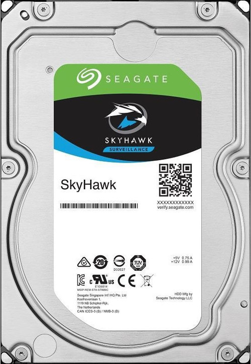 3.5" 4TB SKYHAWK ST4000VX005 5900 RPM 64MB SATA-3 Güvenlik Diski