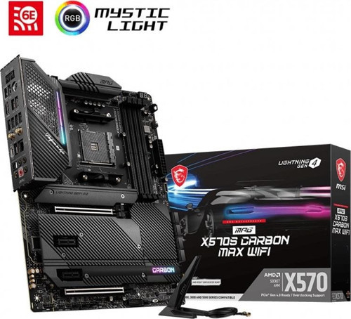 MPG X570S CARBON MAX WIFI HDMI M2 PCIE NVME AM4 ATX