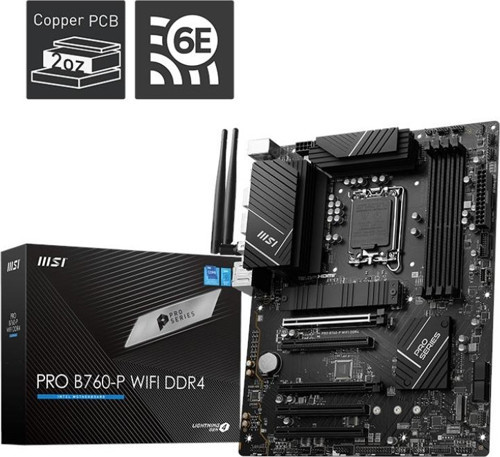 Pro B760M-A Wi-Fi D4 Intel LGA1700 DDR4 Micro ATX Anakart