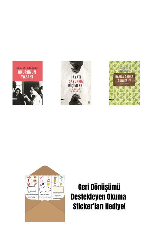 Everest Yayınları Okurunun Yazarı + Hayatı Savunma Biçimleri + Damla Damla Günler 4 + Okuma Sticker'Ları