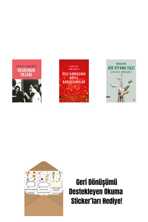 Everest Yayınları Okurunun Yazarı + Öyle Kargaşada Böyle Karşılaşmalar + Romantik Bir Viyana Yazı + Okuma Sticker'Ları