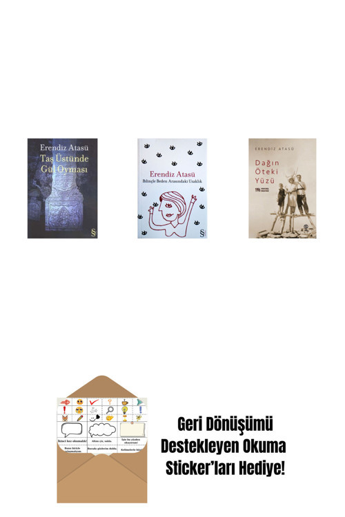 Everest Yayınları Taş Üstünde Gül Oyması + Bilinçle Beden Arasındaki Uzaklık + Dağın Öteki Yüzü + Okuma Sticker'Ları