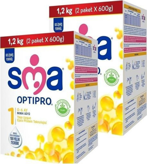 Optipro 1 0-6 Ay Bebek Sütü 1200 Gr X 2 Adet