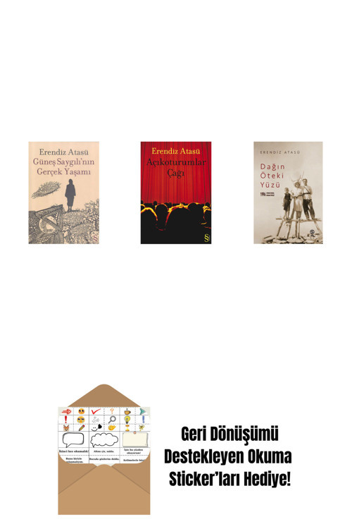 Everest Yayınları Güneş Saygılı'Nın Gerçek Yaşamı + Açıkoturumlar Çağı + Dağın Öteki Yüzü + Okuma Sticker'Ları