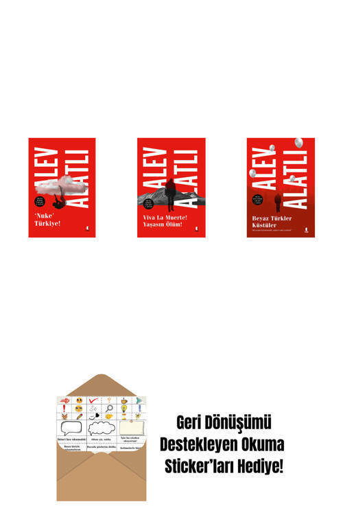 Everest Yayınları Nuke Türkiye + Viva La Muerte! Yaşasın Ölüm! + Beyaz Türkler Küstüler + Okuma Sticker'Ları