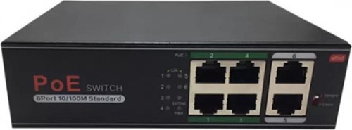 AVENIR 4port 60w FULL PoE AV-H1064PLS 10/100 Yönetilemez Switch