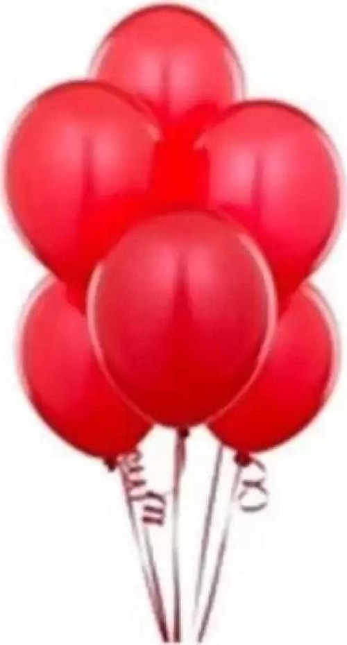 Balon Düz Renk Kırmızı 100 Lü NPM-72002