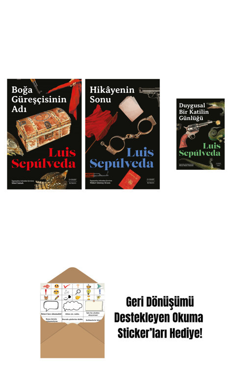 Everest Yayınları Boğa Güreşçisinin Adı + Hikâyenin Sonu + Duygusal Bir Katilin Günlüğü + Okuma Sticker'Ları