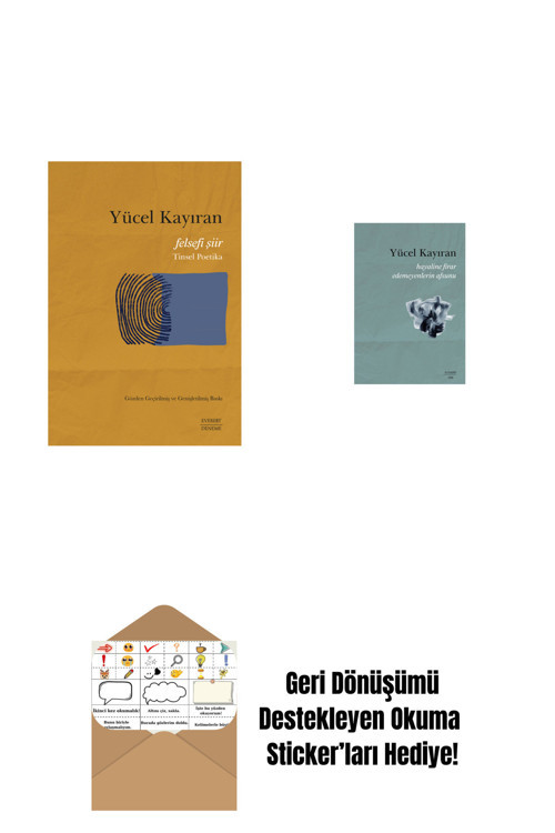 Everest Yayınları Felsefi Şiir - Tinsel Poetika + Hayaline Firar Edemeyenlerin Afsunu + Okuma Sticker'Ları