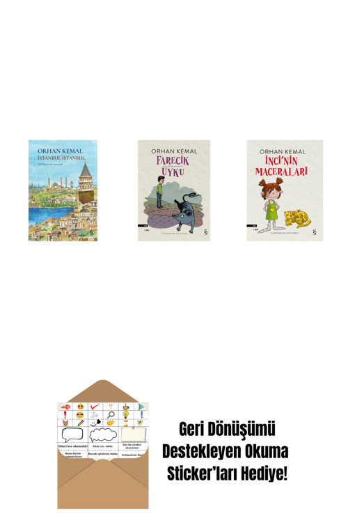 Everest Yayınları İstanbul İstanbul (Ciltli) + Farecik Uyku + İnci'Nin Maceraları + Okuma Sticker'Ları