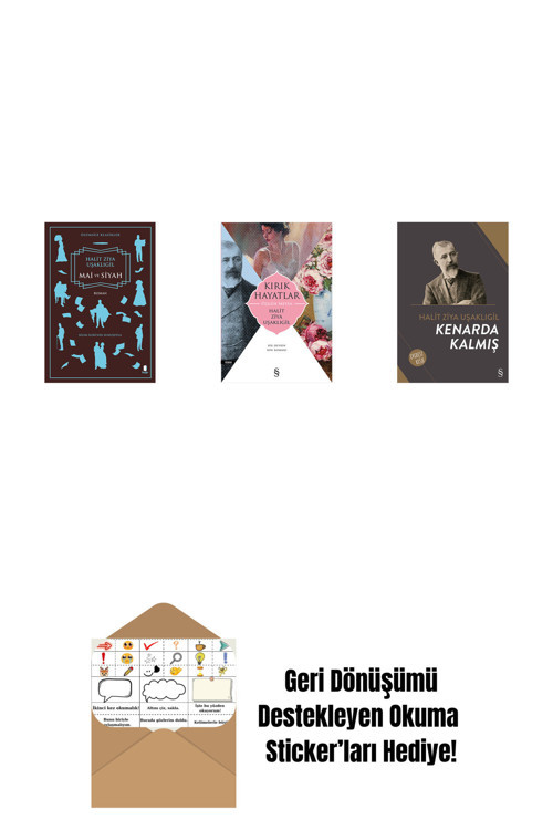 Everest Yayınları Mai Ve Siyah + Kırık Hayatlar - Özgün Metin + Kenarda Kalmış + Okuma Sticker'Ları