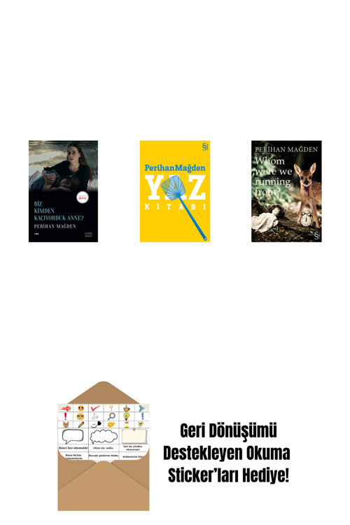 Everest Yayınları Biz Kimden Kaçıyorduk Anne? + Yaz Kitabı + Whom Were We Running From? + Okuma Sticker'Ları