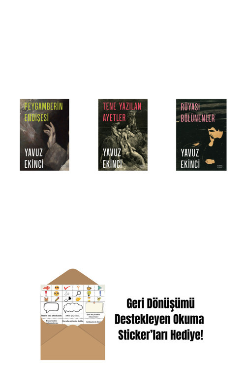Everest Yayınları Peygamberin Endişesi + Tene Yazılan Ayetler + Rüyası Bölünenler + Okuma Sticker'Ları