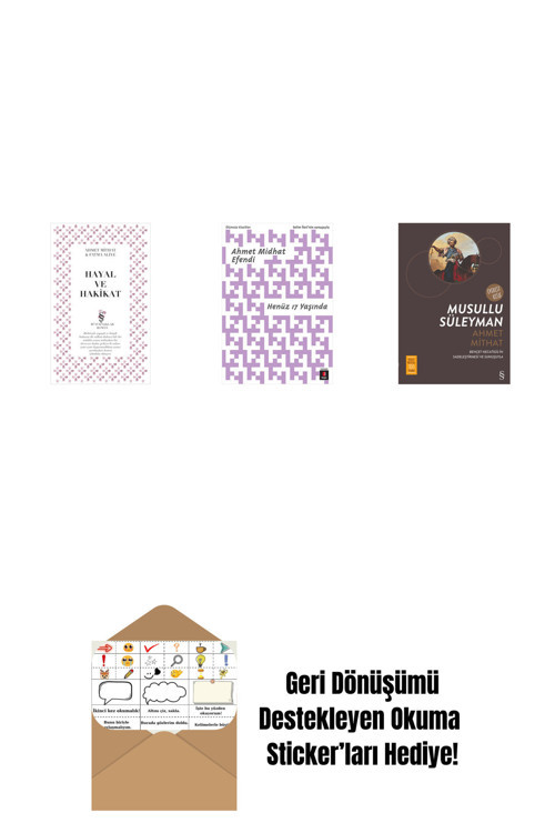 Everest Yayınları Hayal Ve Hakikat + Henüz 17 Yaşında + Musullu Süleyman + Okuma Sticker'Ları