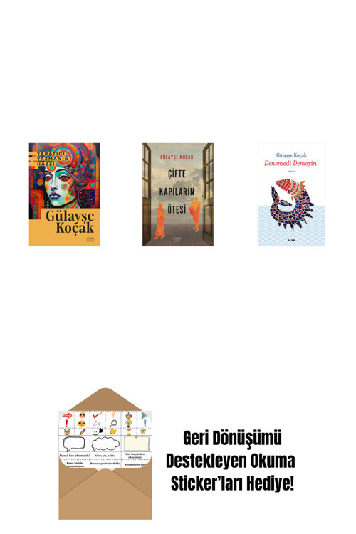 Alfa Yayıncılık Yaratıcı Yazmanın Hazzı + Çifte Kapıların Ötesi + Denemedi Demeyin + Okuma Sticker'Ları
