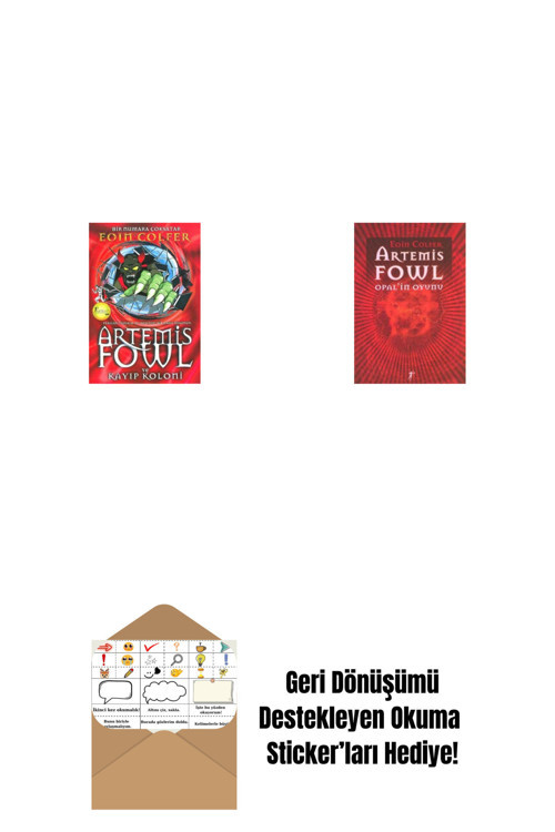 Alfa Yayıncılık Artemis Fowl 5 - Kayıp Koloni + Artemis Fowl 4 - Opal’İn Oyunu + Okuma Sticker'Ları