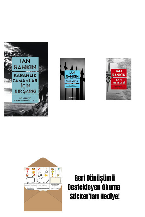 Alfa Yayıncılık Karanlık Zamanlar İçin Bir Şarkı + Çıkış Müziği + Kan Meselesi + Okuma Sticker'Ları