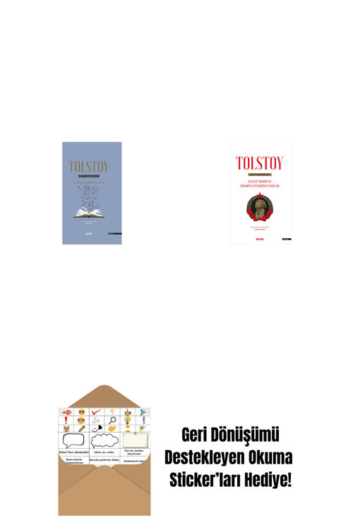 Alfa Yayıncılık Tolstoy Bütün Eserleri 17 (Ciltli) + Tolstoy Bütün Eserleri 15 + Okuma Sticker'Ları