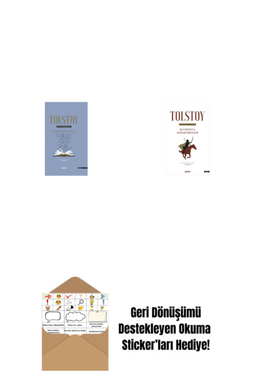 Alfa Yayıncılık Tolstoy Bütün Eserleri 17 (Ciltli) + Tolstoy Bütün Eserleri 14 + Okuma Sticker'Ları