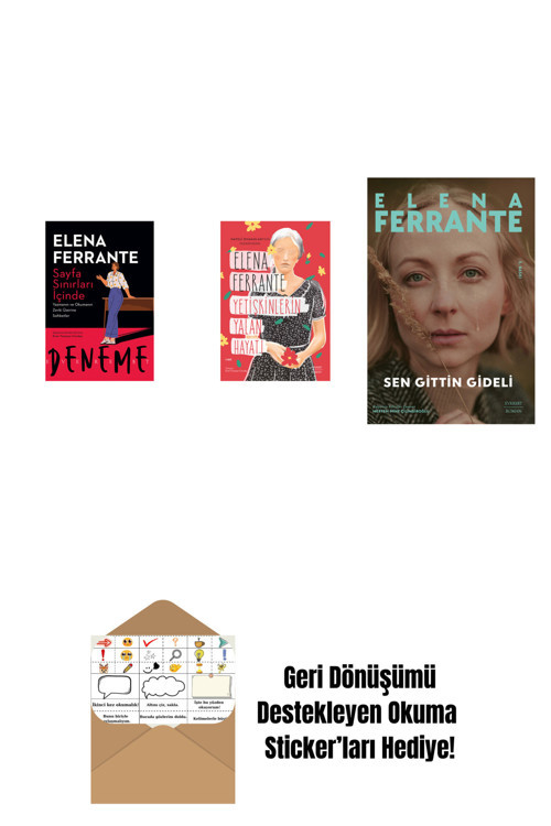 Everest Yayınları Sayfa Sınırları İçinde + Yetişkinlerin Yalan Hayatı + Sen Gittin Gideli + Okuma Sticker'Ları